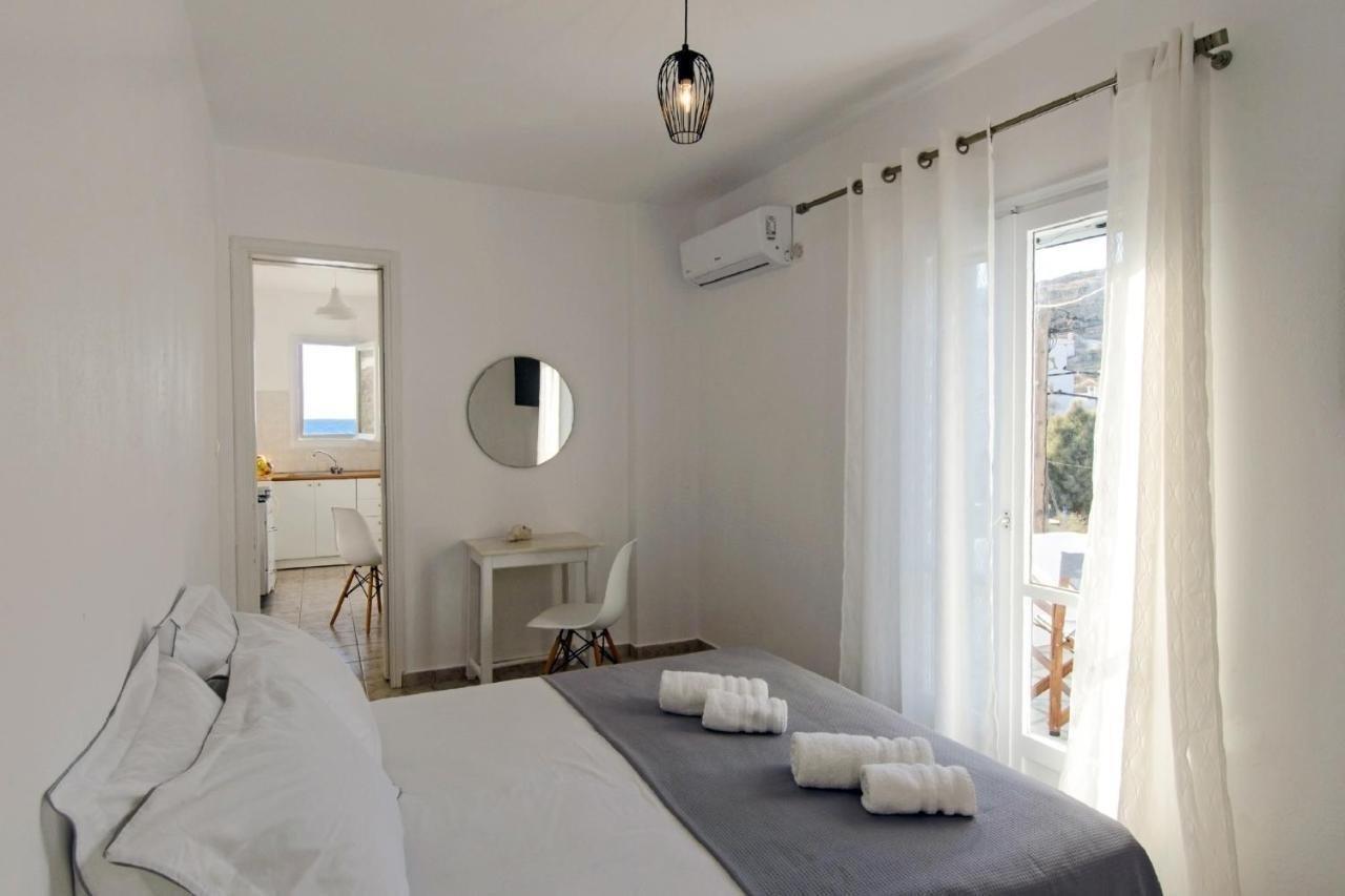 Perigiali Rooms Agali Bagian luar foto